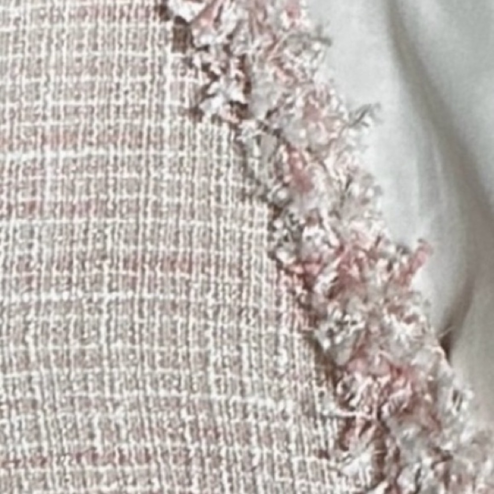 central park west New York City tweed pink maizie  blazer jacket size S Small - Picture 12 of 13
